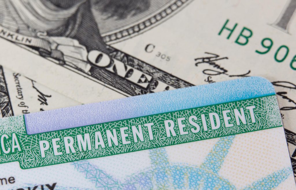 delayed green card application
